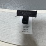 J.Crew Collection Women's White/Pink Sequin Striped Preppy T-Shirt - Size Small Photo 4