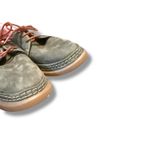 Sanata Olive Green Leather Lace Photo 4