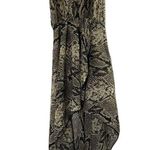 Love Women's Snake Print Shear Dress Tan Size undefined Photo 1
