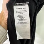 Vince  T-shirt tank style black midi dress Photo 4