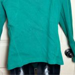 Tommy Bahama ARUBA Sweatshirt Women's Small Green 1/2 Zip Jacket $128 Photo 8