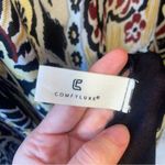 Comfy Luxe One Size Boho Ruana Colorful Patterned Kimono Lightweight Black Photo 7