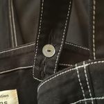 Reformation  Roxanna Black Denim Dress Photo 10