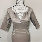 Queenspark Gold 1950’s Vintage Retro Pinup Dress Size 6 Photo 1