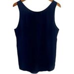 J.Crew Sleeveless Scoop Neck Tank Top Semi Sheer Lightweight 12 Navy Blue #3784 Photo 11