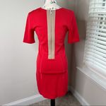 Yigal Azrouel red short knit body con mini dress‎ size medium Photo 4