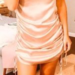 Missguided Satin Ruched Dress Photo 0