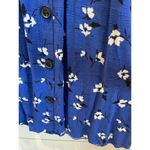 Cato 's Blue Floral Peasant Button Down Top, 22/24W Photo 5