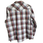 Wrangler As Real As Women's Pearl Snap Long Sleeve Shirt Plaid Large Western Photo 3