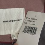 Thread &‎ Supply Womens Blush Pink Mauve Double Breasted Peacoat Jacket NWT XL Photo 7