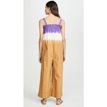 SEA New York Honey Purple Zelda Sleeveless Square Neck Wide Leg Dip Dye Jumpsuit Size 10 Photo 1