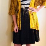 LuLaRoe NTM: Elegant Madison Skirt in Black with Gold/Copper Accents Size M Photo 15