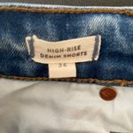 Madewell  Women's High Rise Denim Shorts Light Wash Cut Off Button Fly Size 26 A4 Photo 8