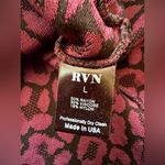 RVN | Dresses | Rvn Burgundy Leopard Print Mini Dress Sz Large Black Photo 7