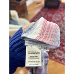 Cloth & Stone  Anthropologie Linen Blend Red, Navy & White Dress Photo 3