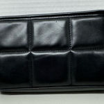 Amanda Uprichard Black Faux Leather Quilted Belt Bag Fanny Pack Purse Bag Photo 0
