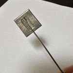 Anne Klein Unsigned Lion Face Silver Tone Lapel Stick Pin Photo 5