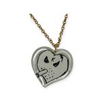 new Tarina x KidRobot ❤︎︎ Ltd Ed Frank Kozik Smorkin’ Heart Necklace ❤︎︎ White Photo 2