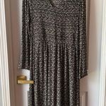 DEX Dinner Date Floral Midi Dress NWT XL White Photo 0