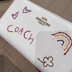 Coach Medium Id Zip Wallet With Diary Embroidery C8309 Photo 2