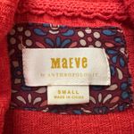 Anthropologie Maeve  orange knit turtleneck long sleeve top size S Photo 5