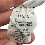 Vintage Lace Lacey Royal Blue French Cut Thong Lingerie Teddy One Piece … Size L Photo 5