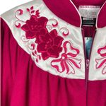 VTG Ames Beverly West Pink Magenta Full Legnth Long Sleeve Housecoat NWT Size 1X Photo 1