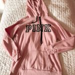 PINK - Victoria's Secret PINK Victoria’s Secret Light Pink Fleece Campus Hoodie Size XS Photo 0