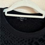 Rails Marlo Zipper Sided Pullover Sweatshirt in Black Flocked Cobra XS Photo 2