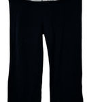 Lululemon  Tadasana Slit Crop Yoga Black Legging Size 4 Photo 0