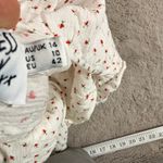 Princess Polly  Reuben Mini Dress White‎ Floral Ruffle Sleeves Tie Front Summer Photo 4