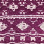 Sonoma NWT Size XL Purple & Gray Fairisle Print Turtleneck Boucle Sweater Photo 5