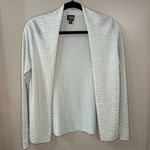 Eileen Fisher  Silk Open Front Cardigan Light Weight Blue Sweater Petite Small Photo 0