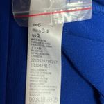 Topshop  Blue Beaded Jeweled Embellished Sleeveless Cutout Back Blouse Tank Top 2 Photo 6