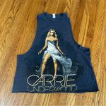 Carrie Underwood Graphic Cropped Tank Top/ muscle t Photo 0