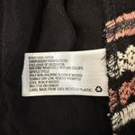 Knox Rose  Open Front Embroidered Boho Kimono Womens Medium Black Tassle Cardigan Photo 5