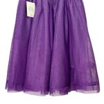NWT JessaKae Nora Purple Midi Dress Sz XXL Sweetheart Flutter Sleeve Fit & Flare Photo 11