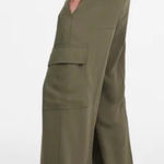 Hesperus Stylish Olive Wide-Leg Pants Photo 0