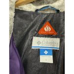 Columbia  Womens Jacket Purple Full Zip Omni Heat Puffer Coat Lightweight Small Photo 1