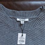 BB Dakota  Candance Fringe Gray Sweater Photo 2