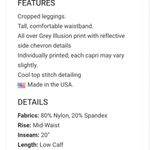 Onzie  Hot Yoga Venice Capri Leggings S Photo 8