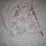 Ambiance Apparel  Floral Lace Tank Top Photo 2