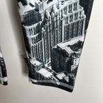 Terez for Equinox Urban Skyline Cityscape Print Black Gray White Leggings Size M Photo 3