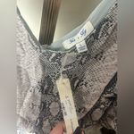 She & Sky Gray Snakeskin Print Midi Dress NWT Size Large Photo 5