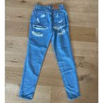 Levi's Levi’s - Distressed Ripped Straight Leg Denim Jeans in Blue Photo 3