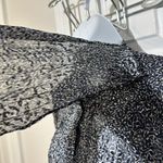 Balenciaga  Silk Scarf Sheer Blouse size 40 Photo 3