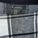 Tahari  XS Plaid Cuffed Arm Sweater Photo 3