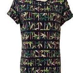 Tommy Bahama Women's Cotton Short Sleeve Palms Shift Dress, Sz M Photo 0