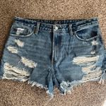 Abercrombie & Fitch Annie High Rise Distressed Shorts Photo 0