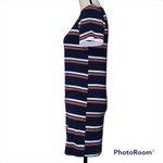 Rue 21  junior medium striped short sleeve crew neck knit dress above knee mini Photo 1